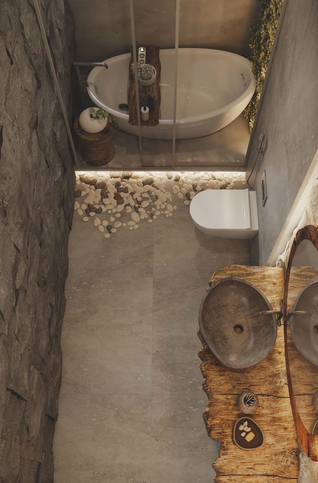 The Lithic Sanctuary: An Intersection of Raw Brutalism and Biophilic Luxury